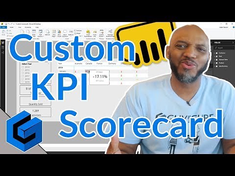 Power BI: Build a custom KPI scorecard
