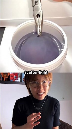 Frosted to transparent in seconds #resin #transformation #satisfying