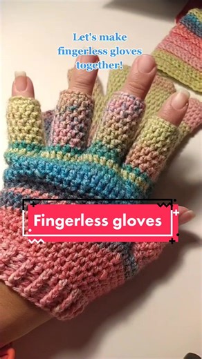 Crochet Fingerless Gloves Tutorial