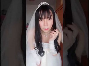 Crossdresser Bride in Wedding dress Video collection