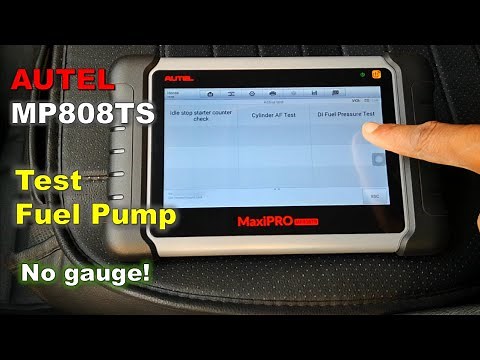 How to Test Fuel Pumps with a Scanner / Direct Injection Fuel Pressure Test using Autel Scanner