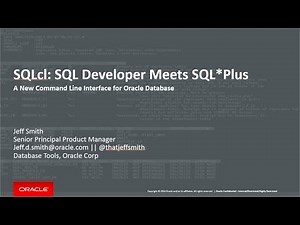 Oracle SQLcl Demonstration