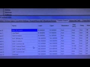 Uniden BCD536HP Profile Programming