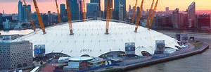 De O2 Arena in Londen