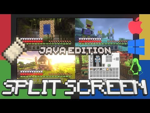 Minecraft Java SPLIT SCREEN - Setup Tutorial