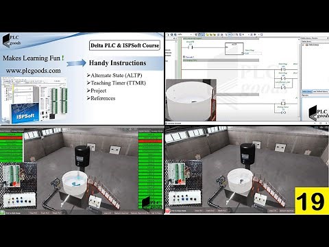 Delta PLC Mixer Project Tutorial | Handy Instructions & OPC Server | Lesson 19