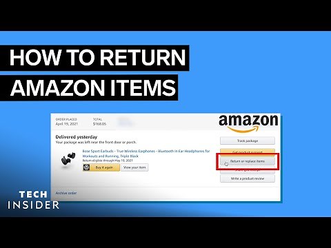 How To Return Amazon Items