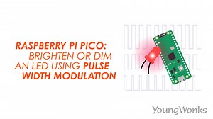 One can use Pulse Width Modulation (PWM) with a Raspberry Pi Pico to brighten and dim an LED. Here’s how…