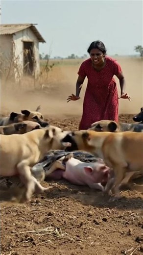 “Giant Python Attacks Pig — Dogs Rush In To Save It | Real Dramatic Footage”