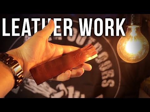 Leatherwork for Beginners | Leather Craft | How To | Basic Skills (Tutorial)