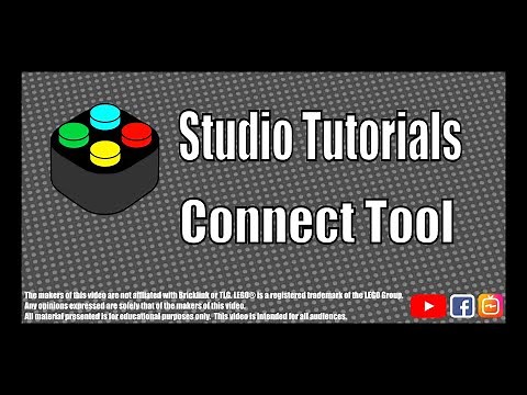 Studio Tutorials - Connect Tool. How to click your LEGO bricks together easily!
