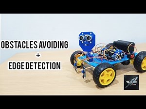 How to make Arduino obstacle avoiding and edge detection car II DIY II @technicalblade14