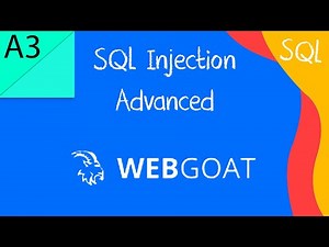 [A3] SQL Injection (Advanced) - WebGoat