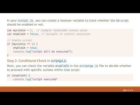 Enabling a Script Based on a Cookie Value in JavaScript