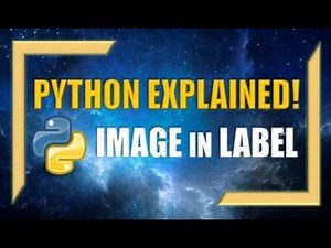 Python: How to Put an Image into a Label! (Using Tkinter & Pillow)