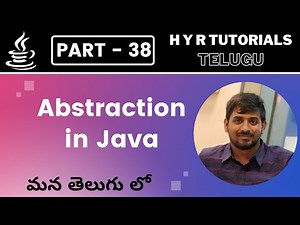 P38 - Abstraction in Java | Core Java | Java Programming |