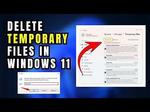 Clear Temporary Files in Windows 11 | Free Up Storage For Better Performance