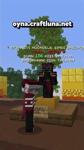 Ne diyooo oluuuummmm #minecrafttr #minecraft #craftluna