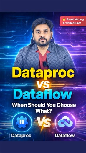 When should we use Dataproc and when should we use Dataflow in GCP? | Interview Question in GCP |