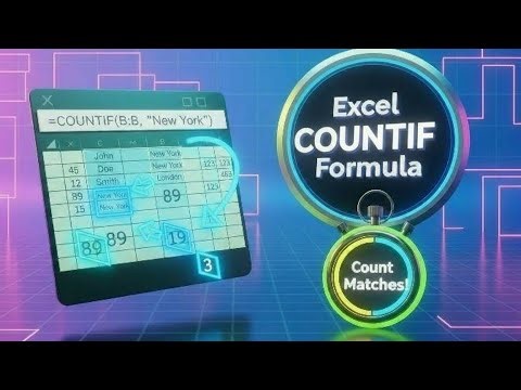 How to Use COUNTIF in Excel | Easy Excel Formula Tutorial for Beginners