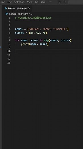 Python on Speed ⚡: 33. zip() Function in Python