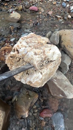 Discovering Mini Gold Treasures in Quartz