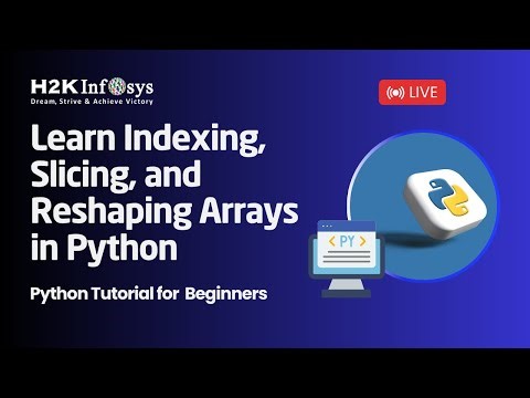 Numpy Indexing & Slicing Reshaping | DataScience | Mechine Learning | Python Tutorials