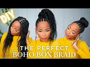 Easy Boho Hair Tutorial For Beginners On Natural 4C Hair