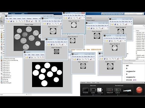 Labeling of objects in an image using segmentation in Matlab