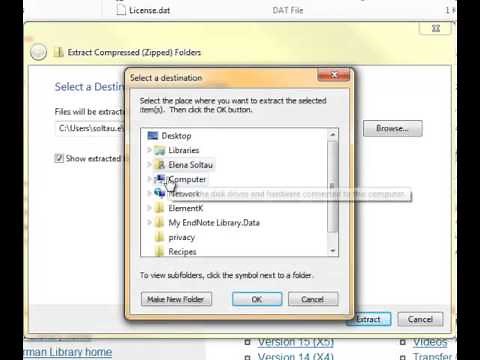 EndNote X6 Installation