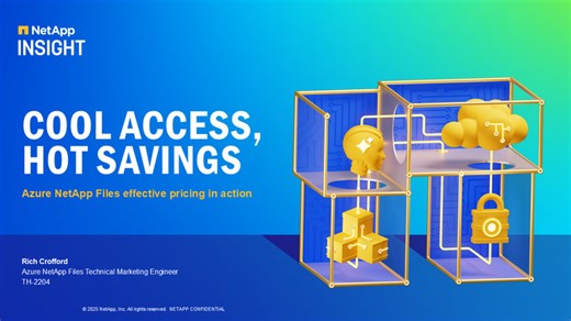 Cool access, hot savings - Azure NetApp Files effective pricing in action