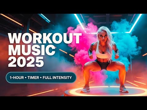 WORKOUT MIX 2025 ⚡ NON-STOP EDM MUSIC • 1 HOUR • TIMER