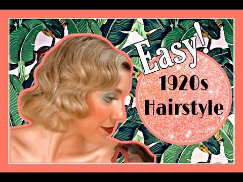 Easy 1920s hairstyle