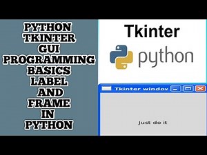 Python tutorial | Python TKinter Label | Label in Python | How to use Label in python | #1