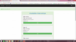 Internship Portal using PHP with Source Code
