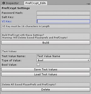 PrefCrypt - Simple Encryption and PlayerPrefs Expansion