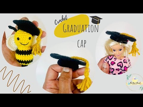 Crochet Graduation Cap | Crochet Graduation Hat | Mini Hat
