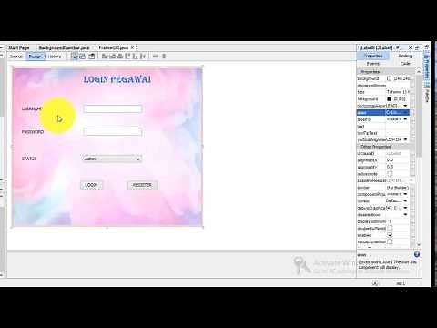 Tutorial on Giving a Background Image to a JFrame in JAVA Netbeans