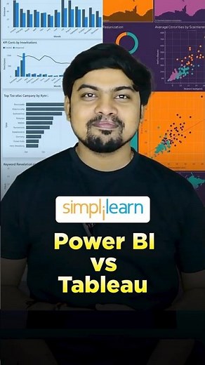 🔥Power BI vs Tableau: Which One Should You Choose? #shorts #simplilearn